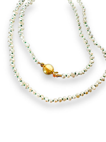 Japanese Sea Pearl necklace with 9ct Gold Clasp